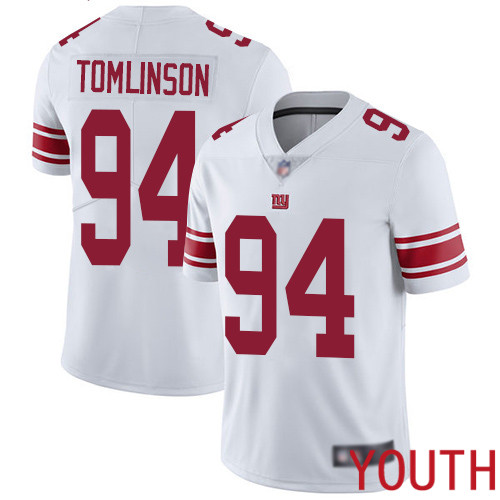 Youth New York Giants #94 Dalvin Tomlinson White Vapor Untouchable Limited Player Football NFL Jersey->youth nfl jersey->Youth Jersey